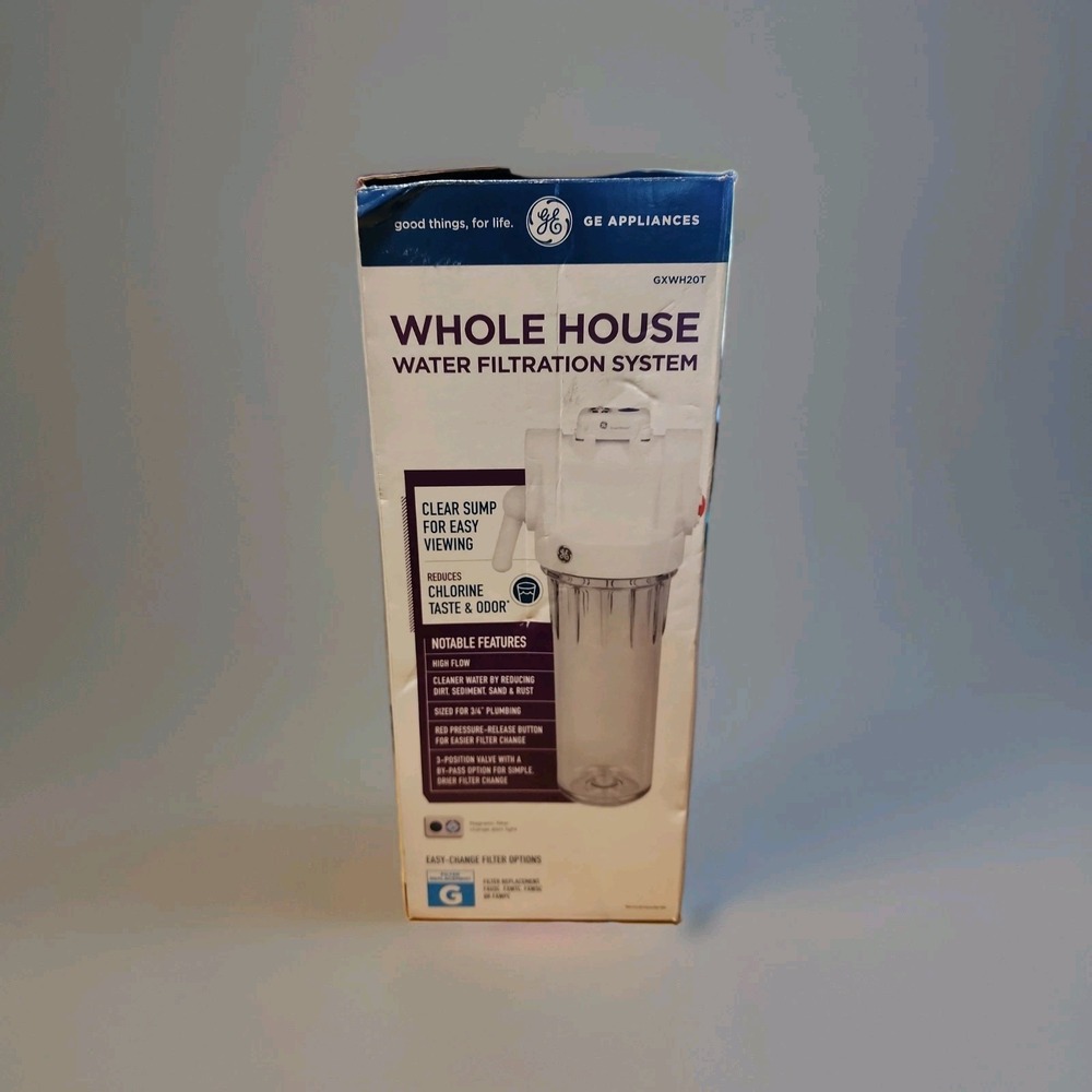 GE Whole House Water Filtration System Model GXWH20T